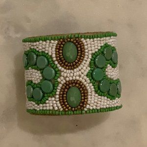 Sam Dupont. Beaded Cuff Bracelet